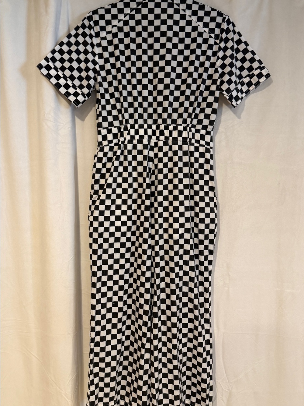 Anthropologie Saint Geraldine Marrs Checkered Coveralls/Jumpsuit - Picture 8 of 11